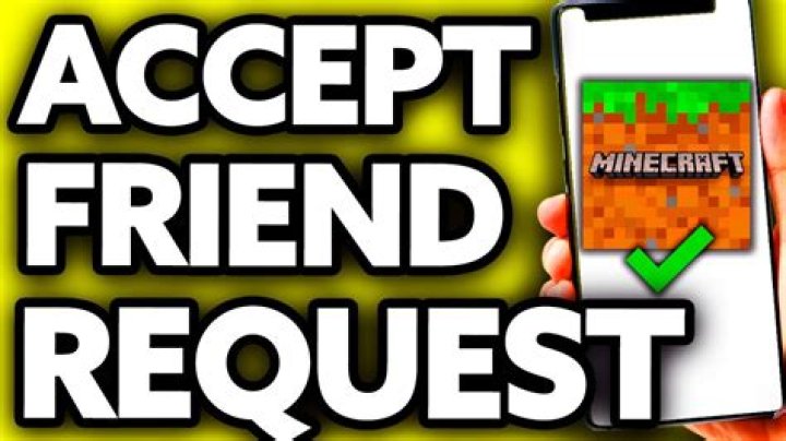 How to accept friend request on minecraft ps4