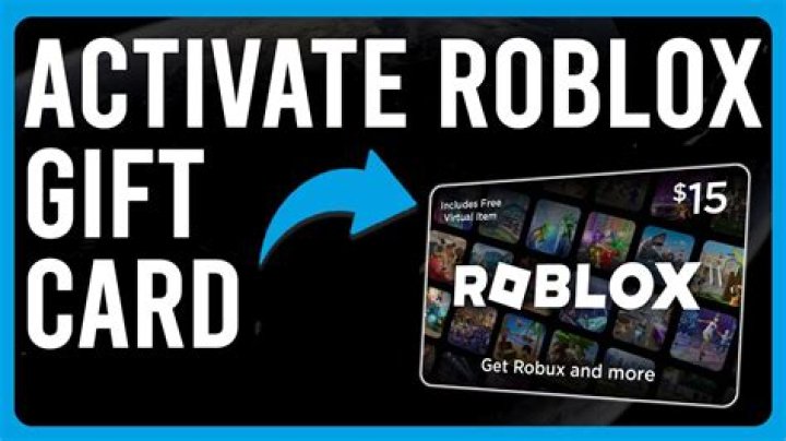How to activate roblox gift card