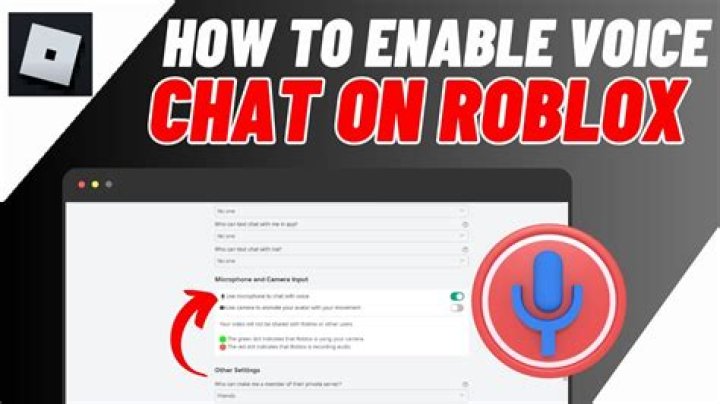 How to activate voice chat on roblox