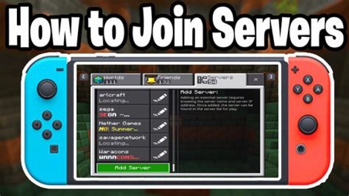 How to add a server on minecraft switch