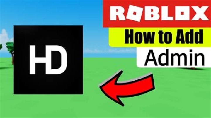 How to add admin to roblox game