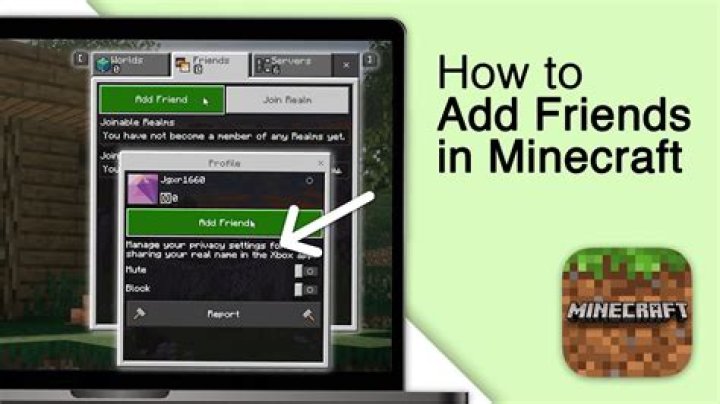 How to add friends to minecraft
