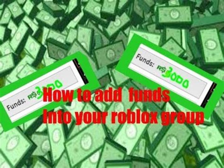 How to add funds in roblox group