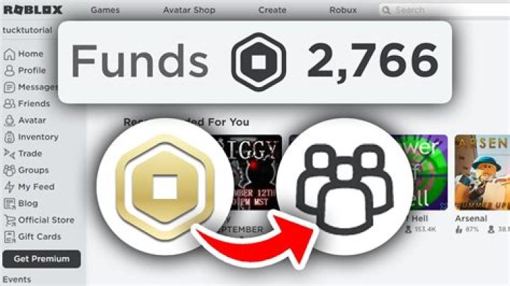 How to add funds to a group in roblox