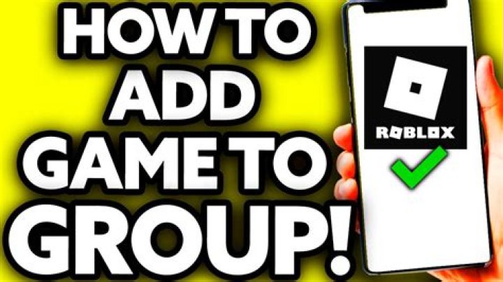 How to add games to your group roblox