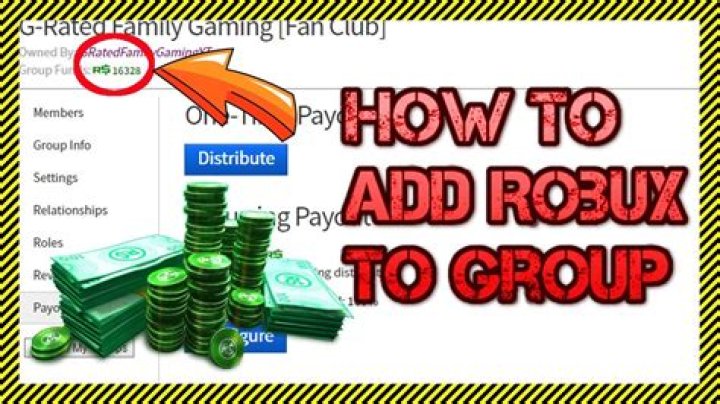 How to add group funds in roblox