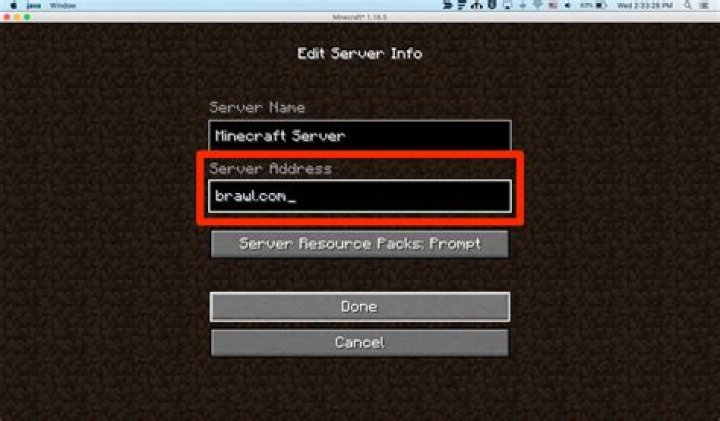 How to add minecraft server