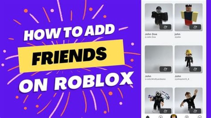 How to add someone on roblox