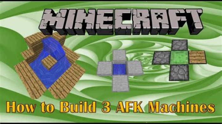 How to afk in minecraft