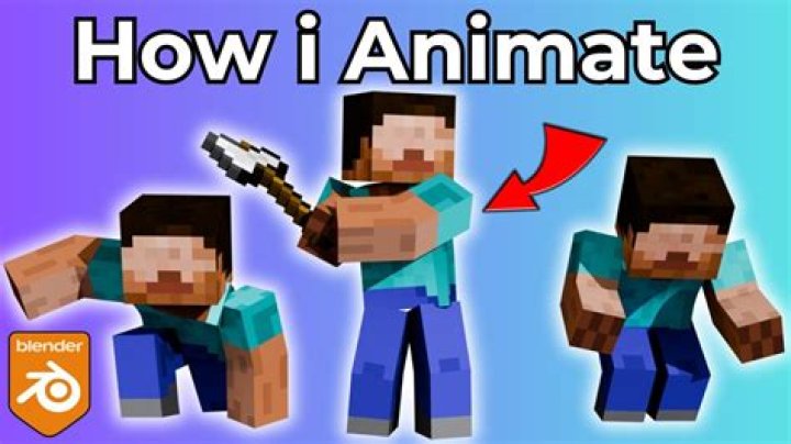How to animate minecraft