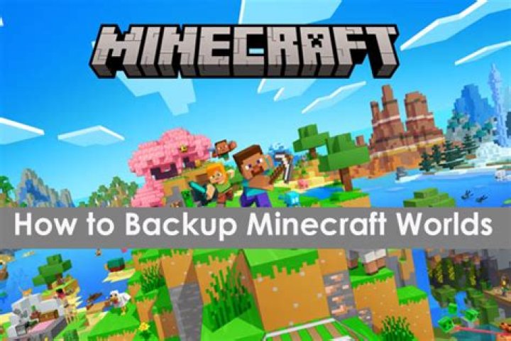 How to backup minecraft worlds