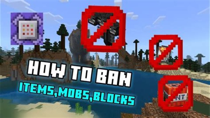 How to ban people in minecraft