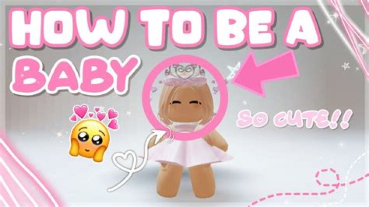 How to be a baby on roblox