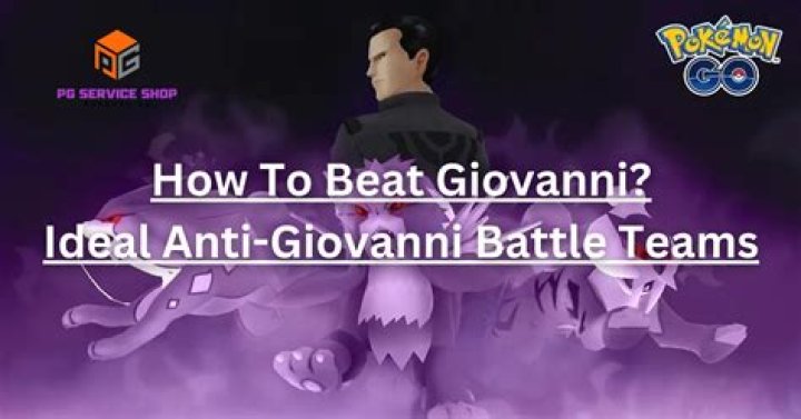 How to beat giovanni pokemon go 2021