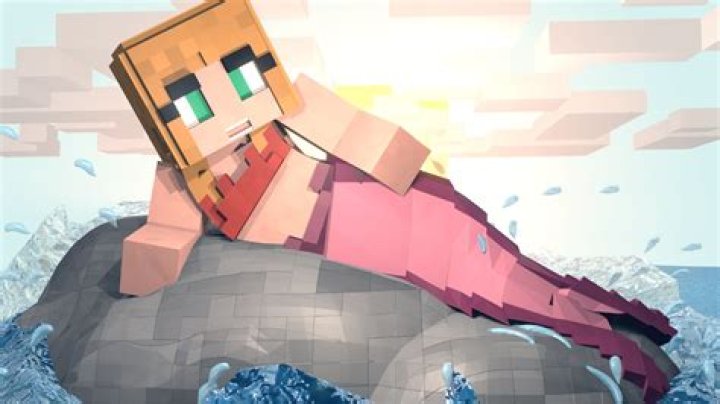 How to become a mermaid in minecraft pe