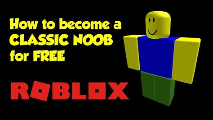 How to become a noob in roblox
