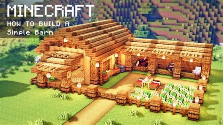 How to build a barn minecraft