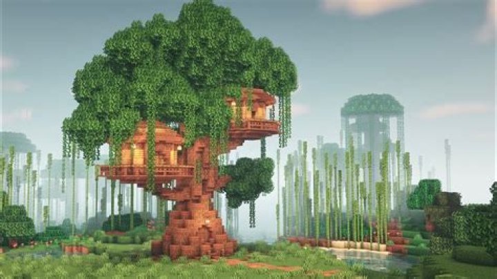 How to build a giant treehouse in minecraft