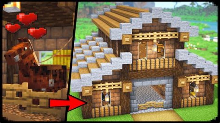 How to build a horse stable in minecraft