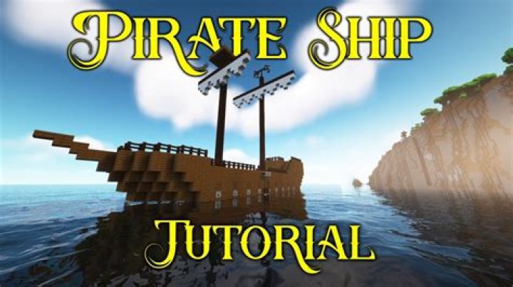 How to build a pirate ship in minecraft