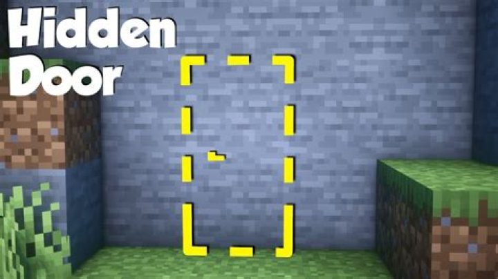 How to build a secret door in minecraft