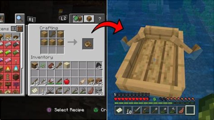 How to build boat in minecraft