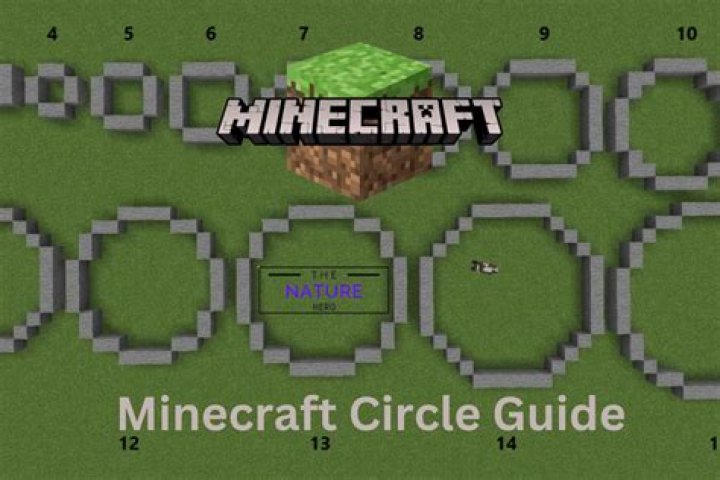 How to build circles in minecraft