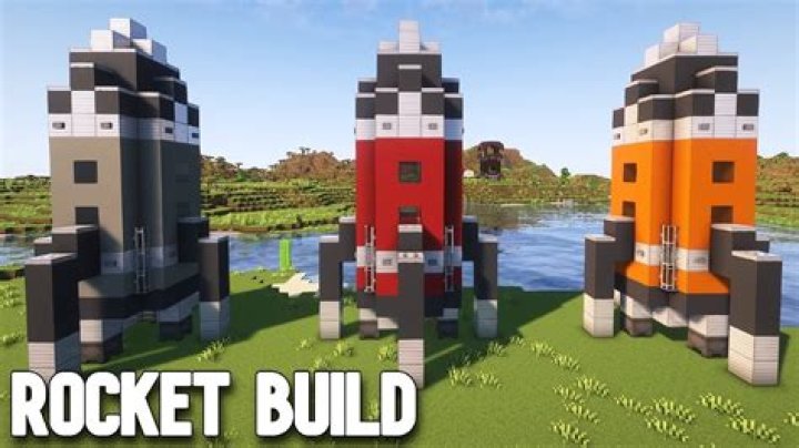 How to build rocket in minecraft