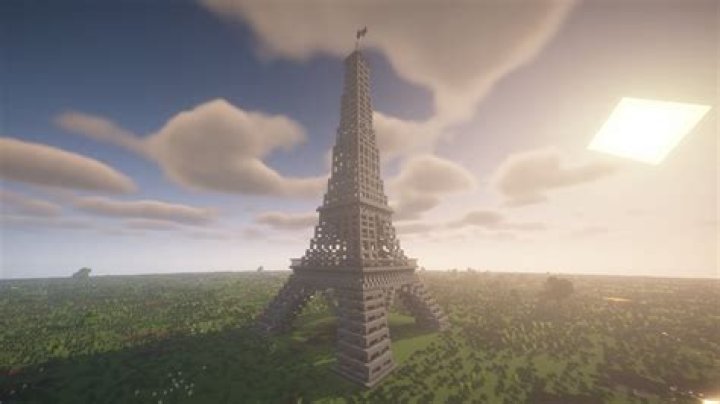 How to build the eiffel tower in minecraft