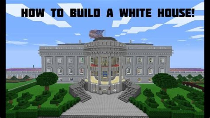 How to build the white house in minecraft