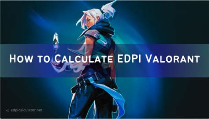 How to calculate edpi valorant