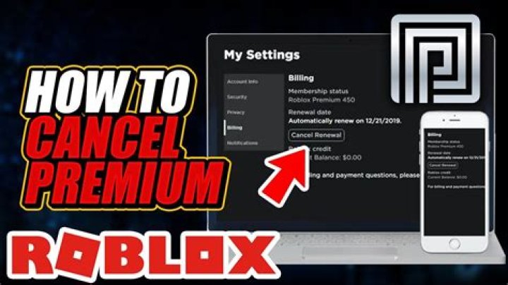 How to cancel bc on roblox