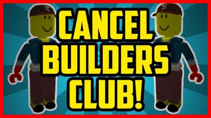 How to cancel builders club on roblox