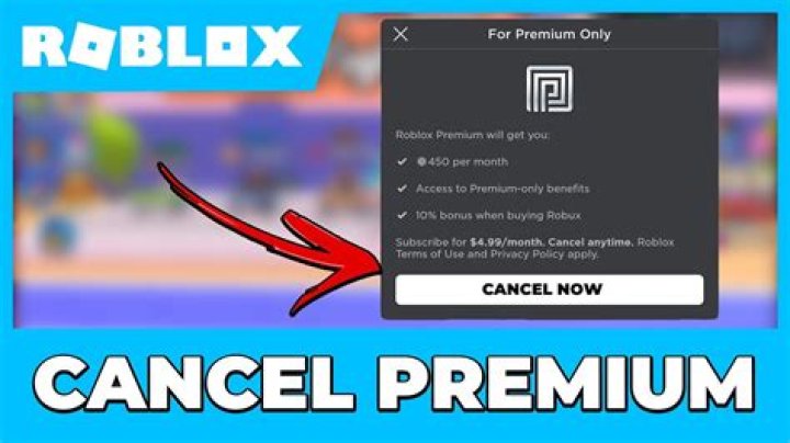 How to cancel roblox premium 2021