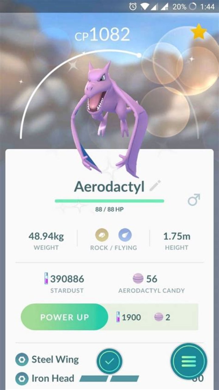 How to catch aerodactyl pokemon go too high