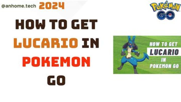 How to catch lucario in pokemon go