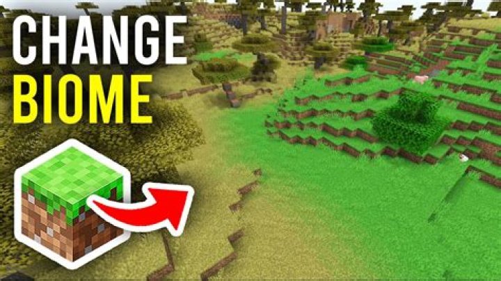 How to change biomes in minecraft with commands