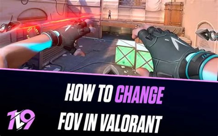 How to change fov in valorant