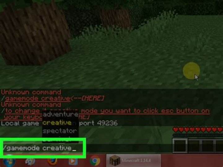 How to change gamemode in minecraft