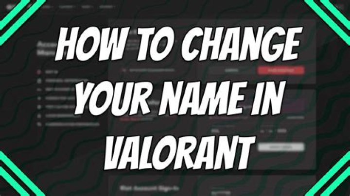 How to change nickname valorant