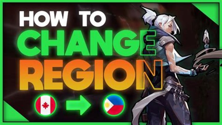 How to change region valorant