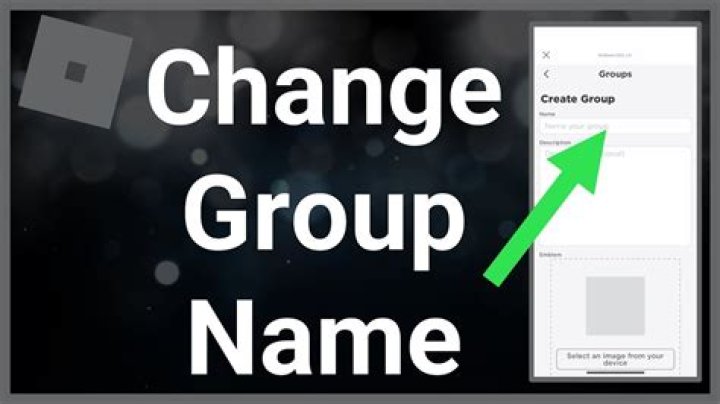How to change roblox group name 2021