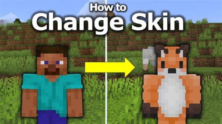 How to change skin minecraft