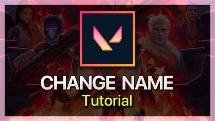 How to change ur name in valorant