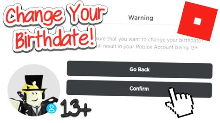 How to change your birthday on roblox if your under 13 2020