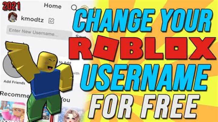 How to change your roblox username for free 2021