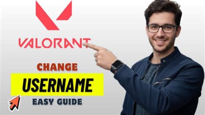 How to change your valorant username