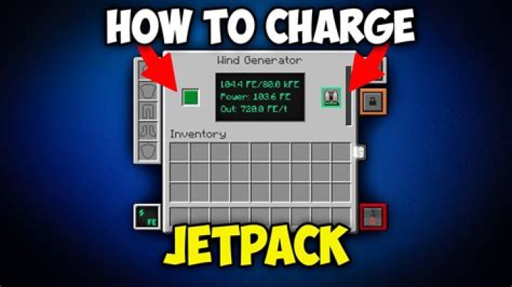 How to charge jetpack minecraft