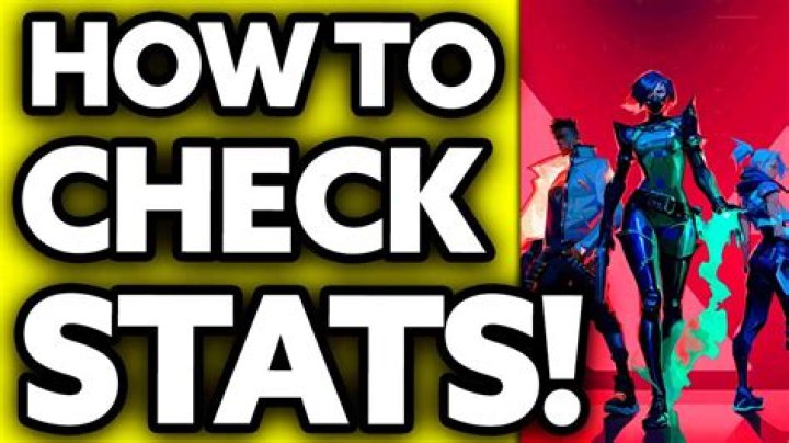 How to check valorant stats