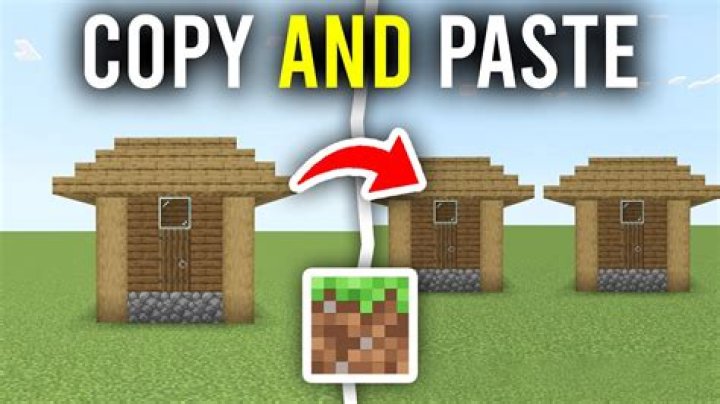 How to copy and paste in minecraft bedrock